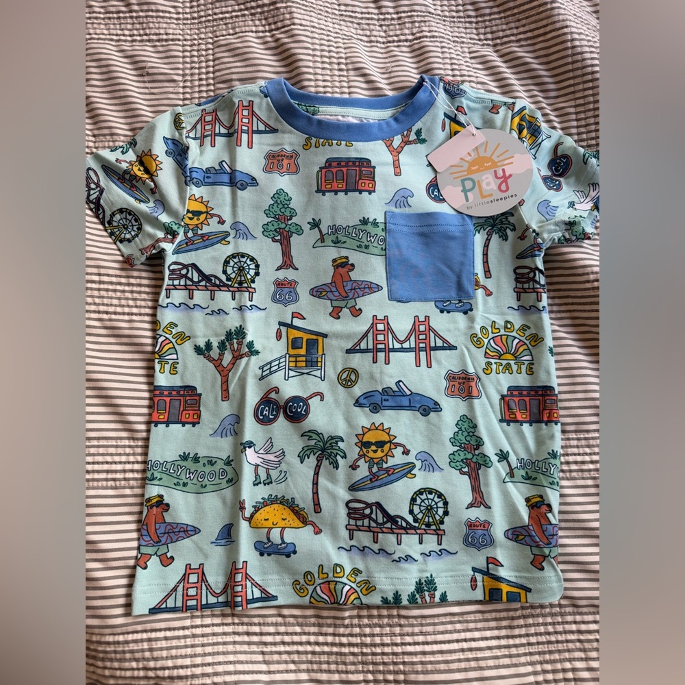 Little Sleepies play California shirt